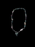 Made with Flourite and Acryilic beads 