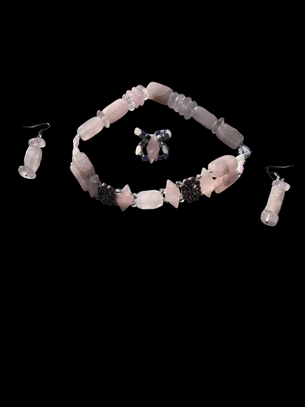 Rose quartz set